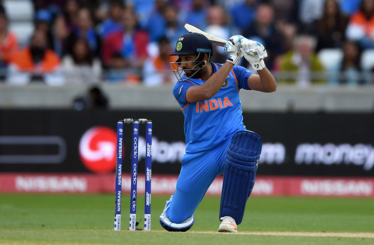 Rohit Sharma plays a square drive in his masterful unbeaten  123 at Edgbaston.