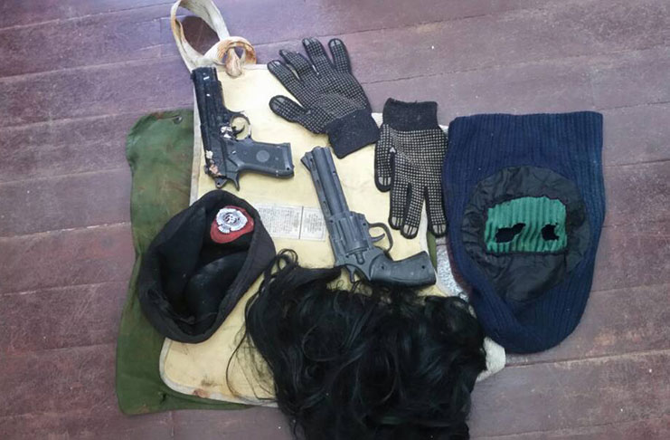 Some of the items seized during the raid in Sophia