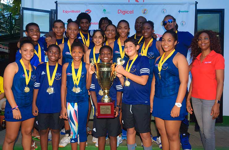 Barbados take their first Junior CASA team title in 12 years(Delano Williams photos).