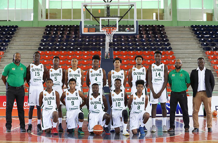 Guyana’s Centrobasket U-17 team