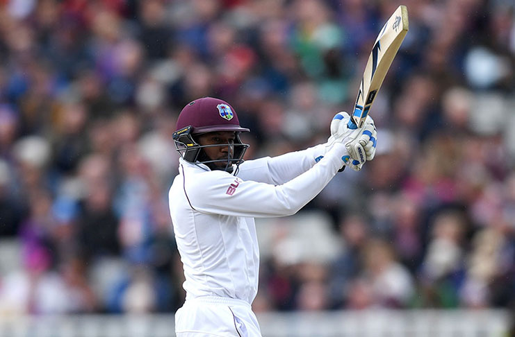 Jermaine Blackwood made an unbeaten  79 in the West Indies first innings.