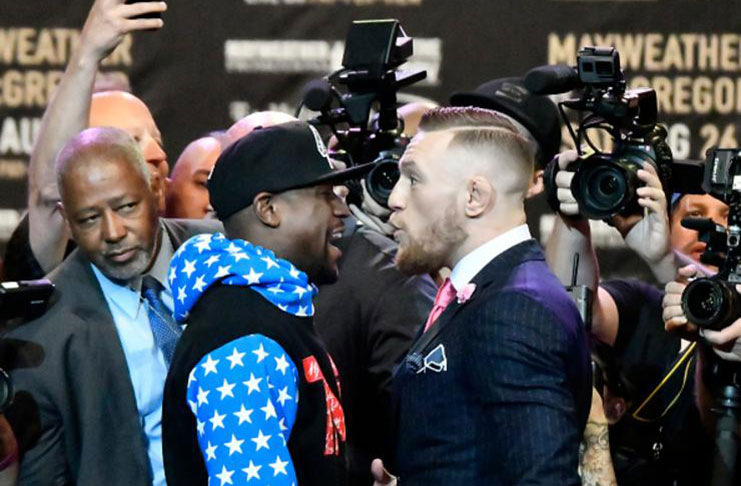 Floyd Mayweather will put his 49-0 record on the line in Las Vegas against Conor McGregor.
