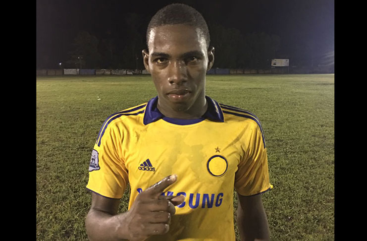 West Demerara scorer David Blake