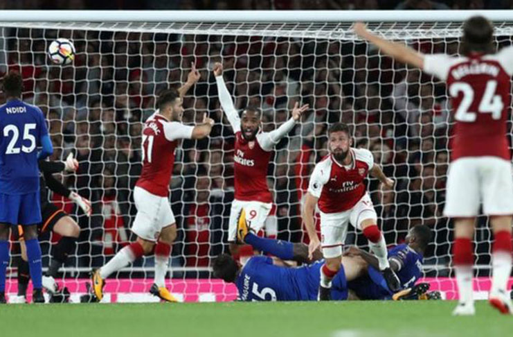 Giroud's dramatic winner was his 50th goal for Arsenal at the Emirates Stadium in all competitions.