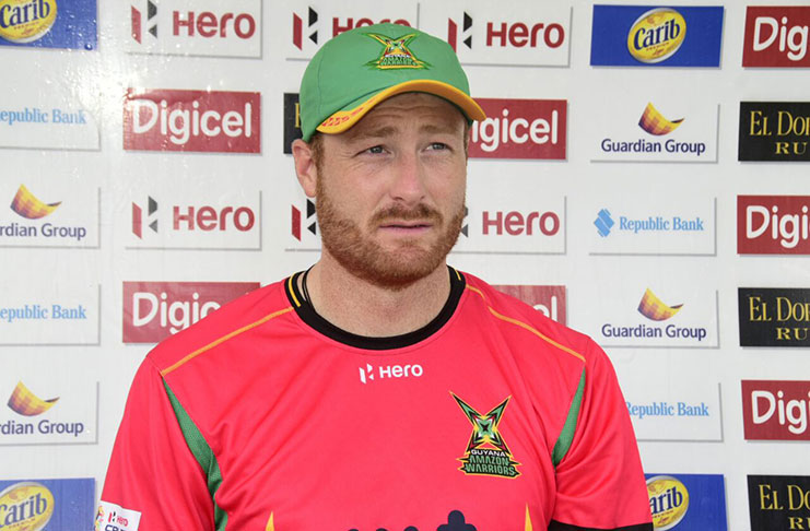 Guyana Amazon Warriors  captain Martin Guptill