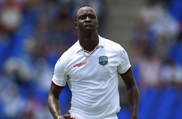 Fast bowler Kemar Roach is West Indies' leading light on this tour - AFP