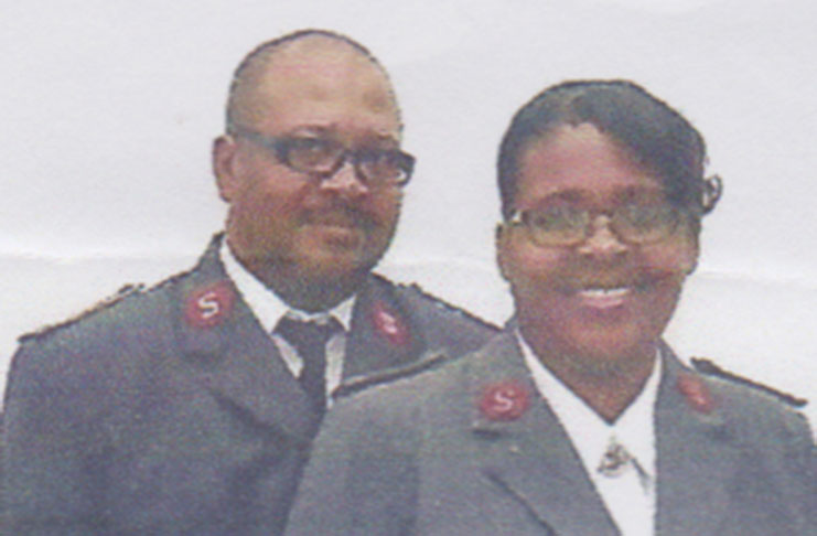 New Divisional Leaders, Majors Matignol and Mireille Saint Lot