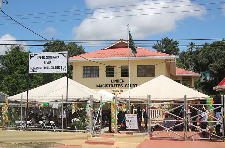 Residents of Linden, Ituni and Kwakwani will now enjoy ease of access to justice
with the constitution of the Upper Demerara Magisterial District