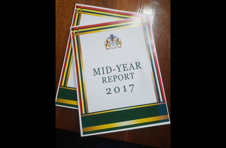 The Mid-Year report was presented to Parliament on Friday