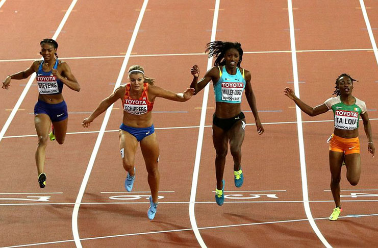 Schippers defended her IAAF World Championship 200 metres title yesterday, relegating The Bahamas' Shaunae Miller-Uibo to a bronze medal.