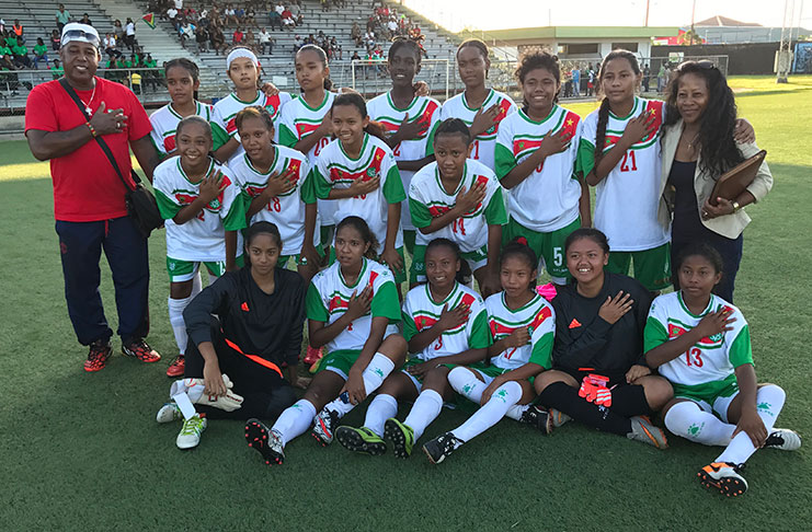 The victorious Suriname team