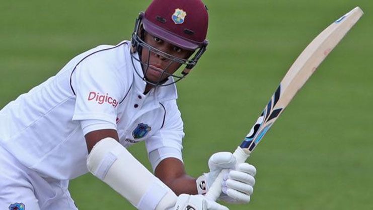 Left-hander Shimron Hetmyer … stroked a shot-filled unbeaten 128 against Leicestershire.