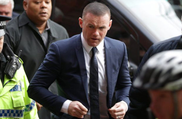 Wayne Rooney arrives in court on drink-drive charge