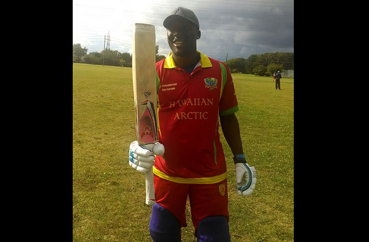 Royston Crandon following his brutal knock of 124