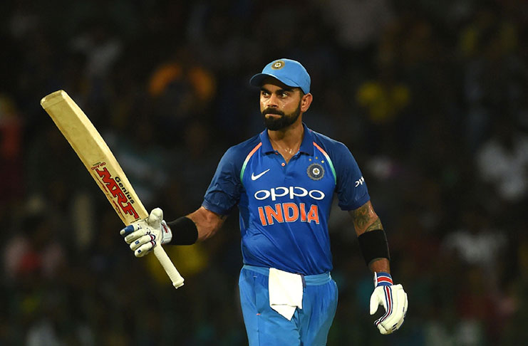 Virat Kohli waltzed to his 30th ODI ton, equalling former Australia captain Ricky Ponting's tally, and guided India to a six-wicket victory.