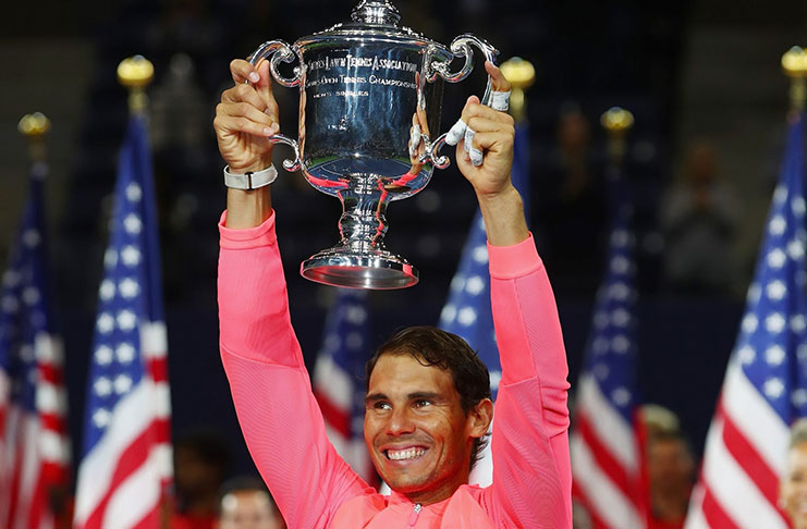 Nadal beat Kevin Anderson in straight sets 6-3 6-3 6-4 for his third US Open title Credit: Getty Images North America