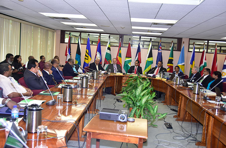 Regional Agriculture Ministers gathered for the COTED meet on Friday.