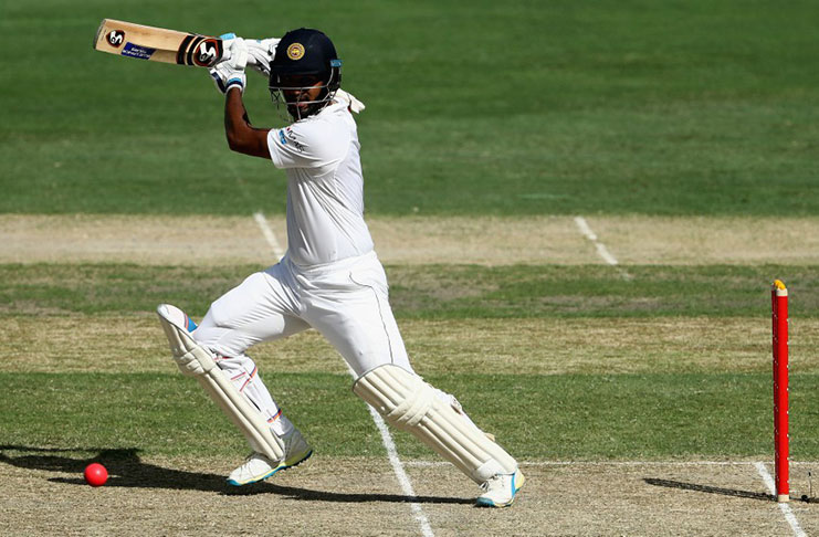 Dimuth Karunaratne went past 150 in the first session ©Getty Images