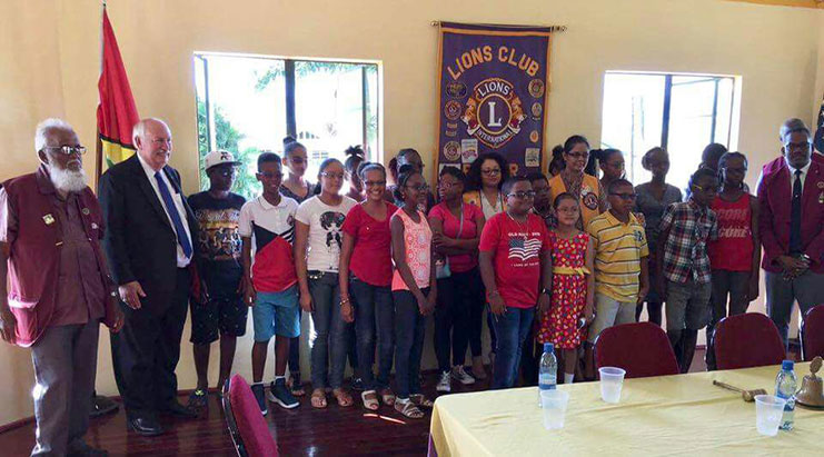 Lions Club of Bel-Air Initiative for World Sight Conservation Month. Students from three schools outfitted with spectacles acquired through the Lions Club of Bel-Air’s  ‘Sight Conservation Project, in collaboration with Da Silva’s Modern Optical and Lions Immediate Past International President, Bob Corlew and others. 