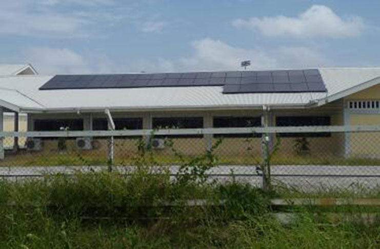 One of the schools being powered by solar energy