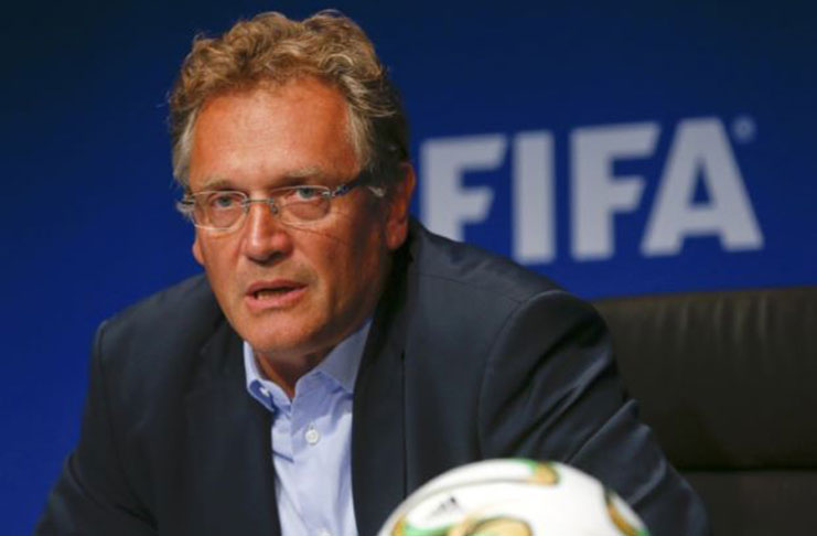 Jerome Valcke is serving a 10-year ban from football.