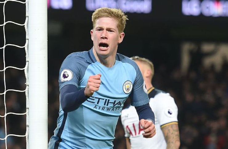 Kevin De Bruyne is in his third season at Manchester City.