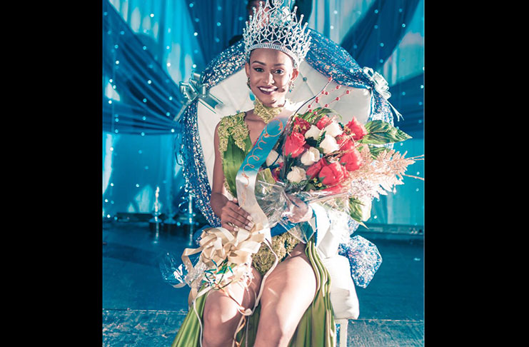 Farah Valentina Bates, 18, of Rose Hall Town was crowned the first Miss Berbice “ I am a big deal” queen, early on Sunday morning. crowned the first Ms Berbice “I am a big deal”, queen after a rigorous competition