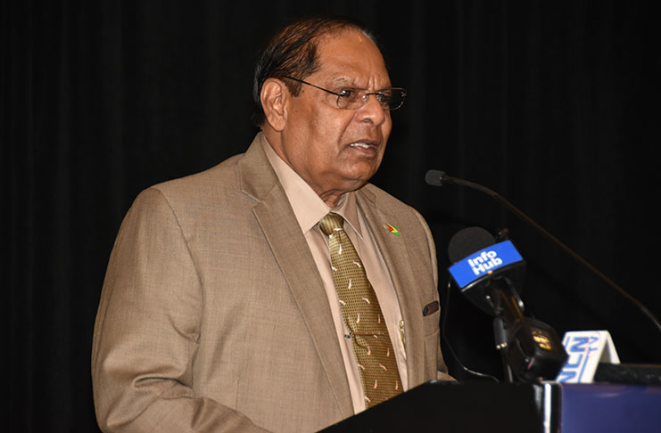 Prime Minister Moses Nagamootoo