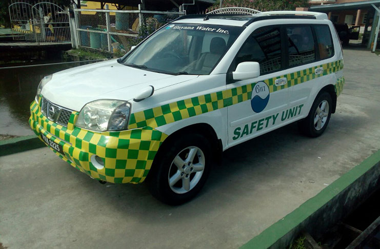 One of the GWI’s safety vehicles