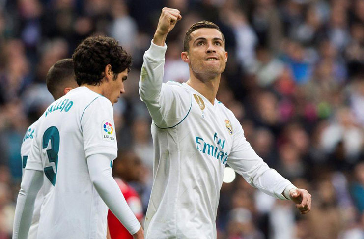 Ronaldo then bagged Real's second and third goals after 31 minutes