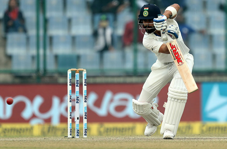 Skipper Virat Kohli eases to 50 off 58 balls. (BCCI)