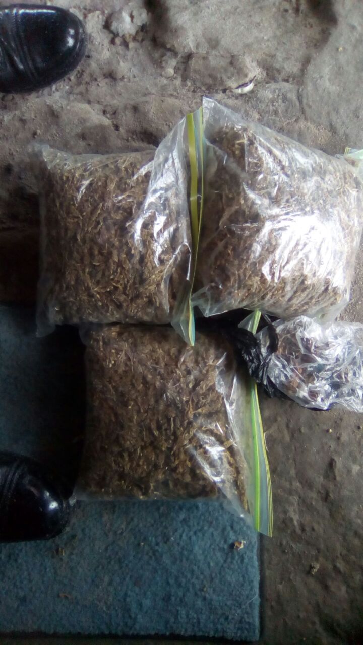 The illegal narcotics the prisoner was trying to smuggle into the Timehri prison compound.