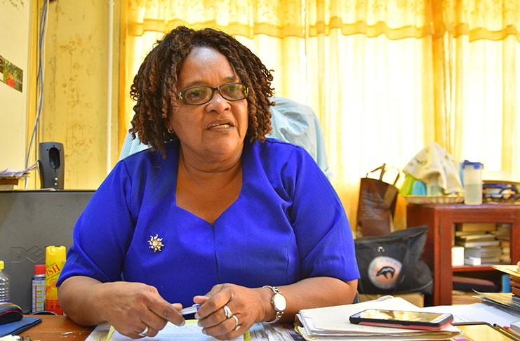 Celestine Butters, Manager of the Central Packaging Facility, Guyana Marketing Corporation  (Photo by Samuel Maughn)