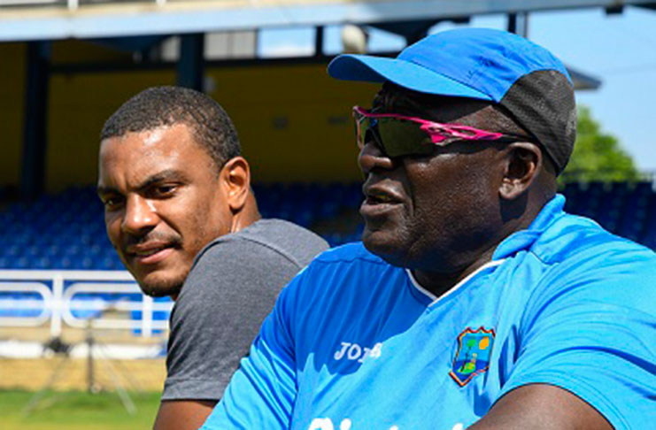 Roddy Estwick (right) has been credited with much of the recent development of Shannon Gabriel.