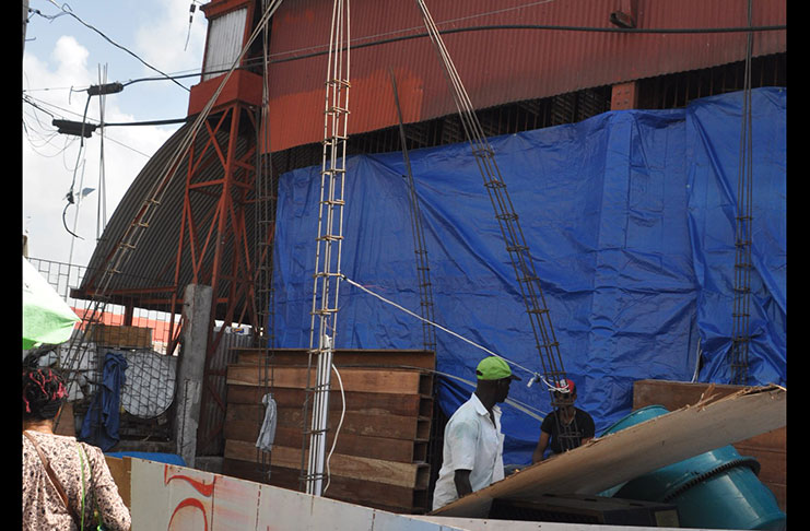 The Markets and Public Health Committee is unaware of the construction work ongoing in the Stabroek Market Bazaar