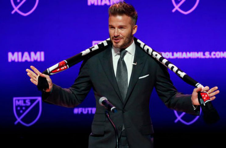 David Beckham: When I was awarded the team there was only one city for me. (Photograph: Rhona Wise/AFP/Getty Images)