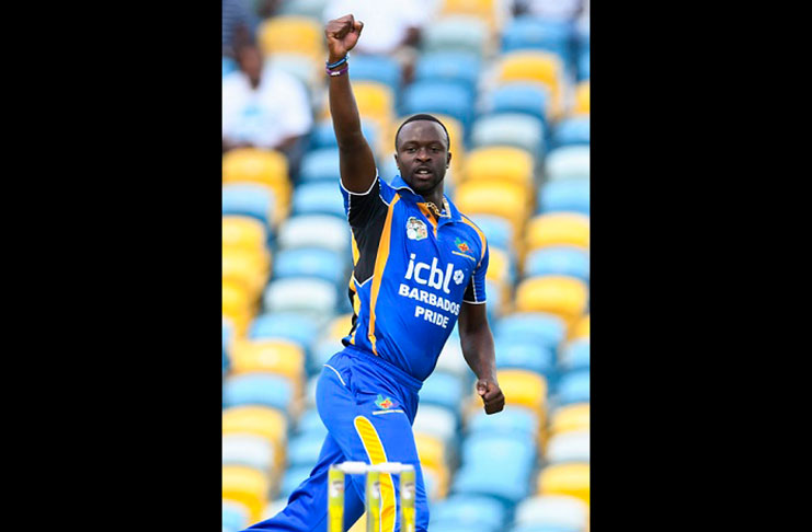 West Indies fast bowler Kemar Roach  rocked Red Force early with three quick wickets.