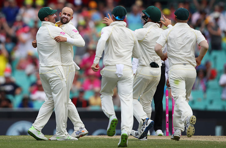 Off-spinner Nathan Lyon was quickly among the wickets whne he produced a beauty to Alastair Cook ©Getty Images