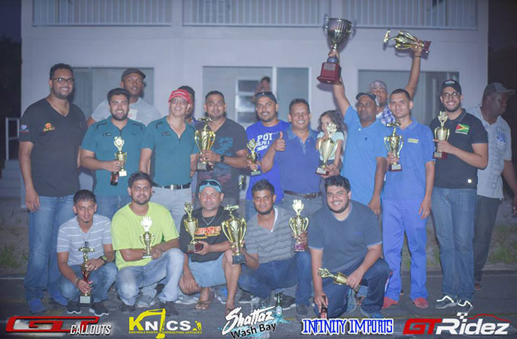 The various class winners of the first GMR&SC Endurance meet held on Sunday.