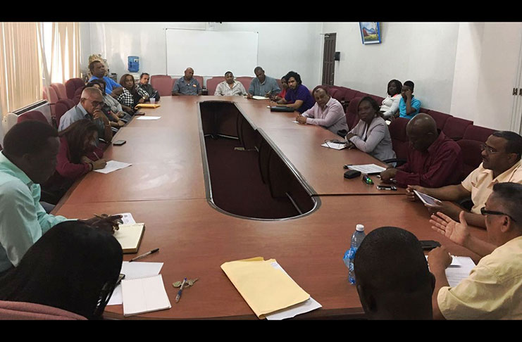 Stakeholders at the meeting