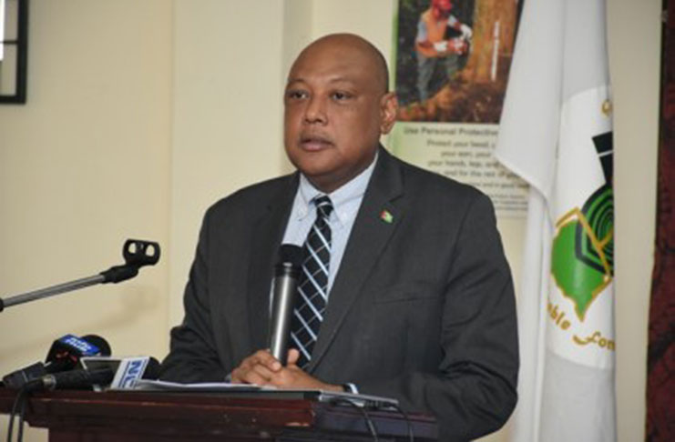 Minister of Natural Resources Raphael Trotman