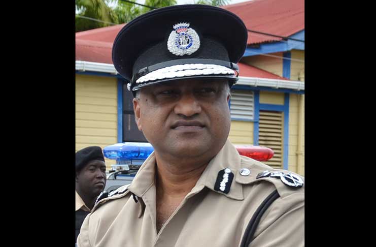 Outgoing Commissioner
of Police, Seelall Persaud