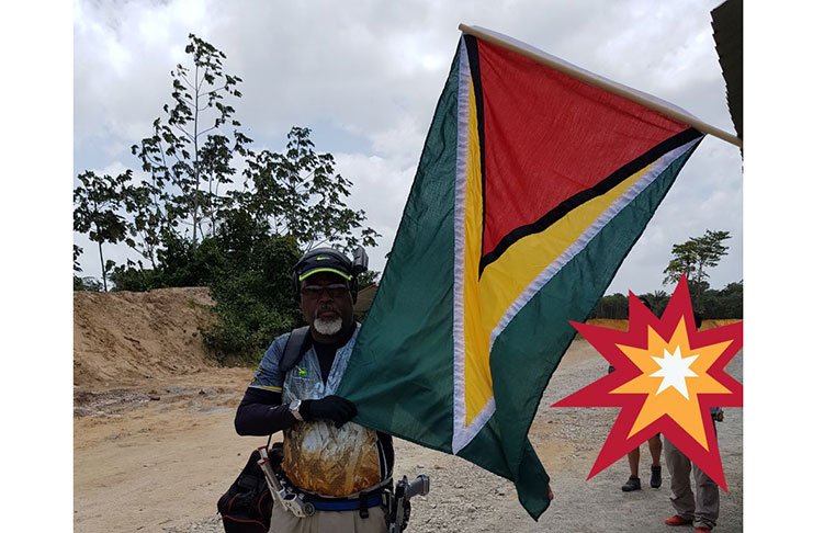 Harold `Topgun’ Hopkinson at the Amazon Shoot in Suriname.