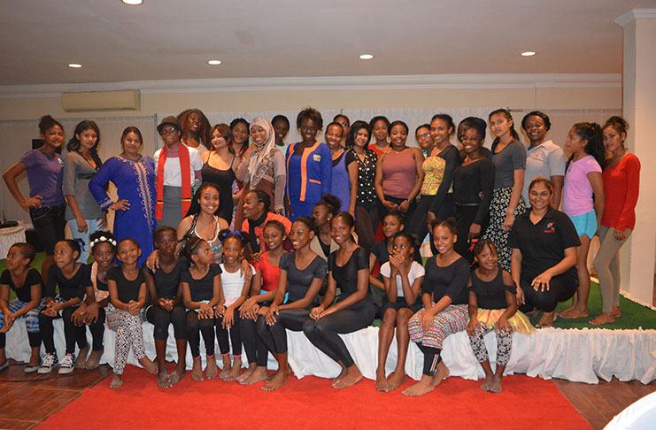 The all-female cast for this evening’s production