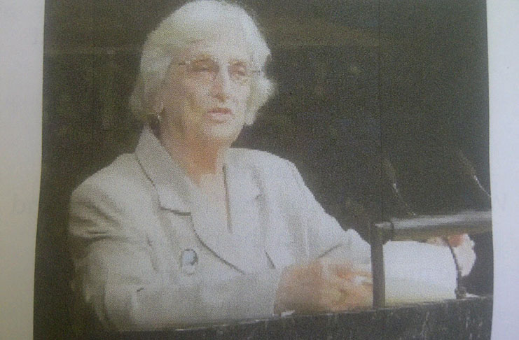 The late Mrs Janet Jagan