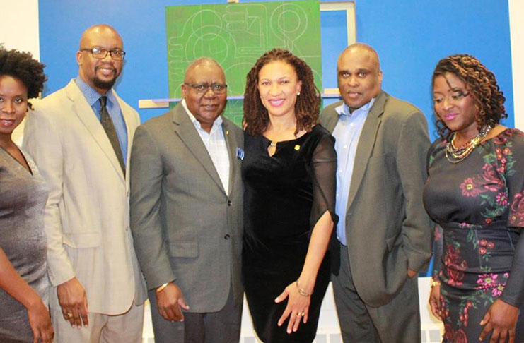 Karen Wharton (centre) with members of the QCAANY ‘s Executive Committee