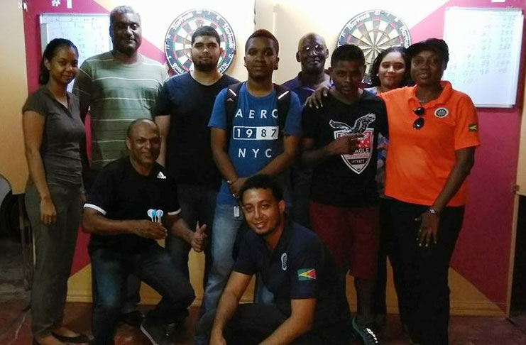 Some of the winners of the recently concluded darts tournament