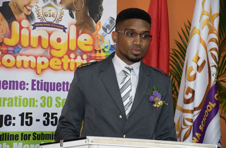 Chief Executive Officer and Founder of Guyana School of Etiquette, Miguel Nestor
