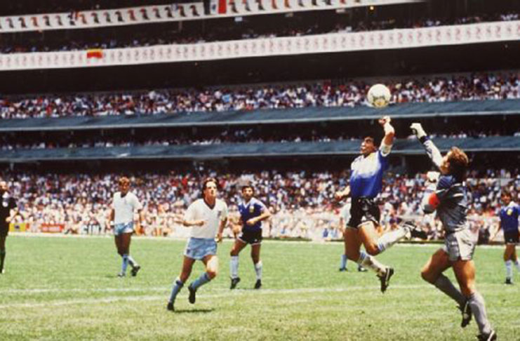 Diego Maradona’s famous ‘Hand of God’ goal will go down as one as the most controversial goals in FIFA World Cup history.