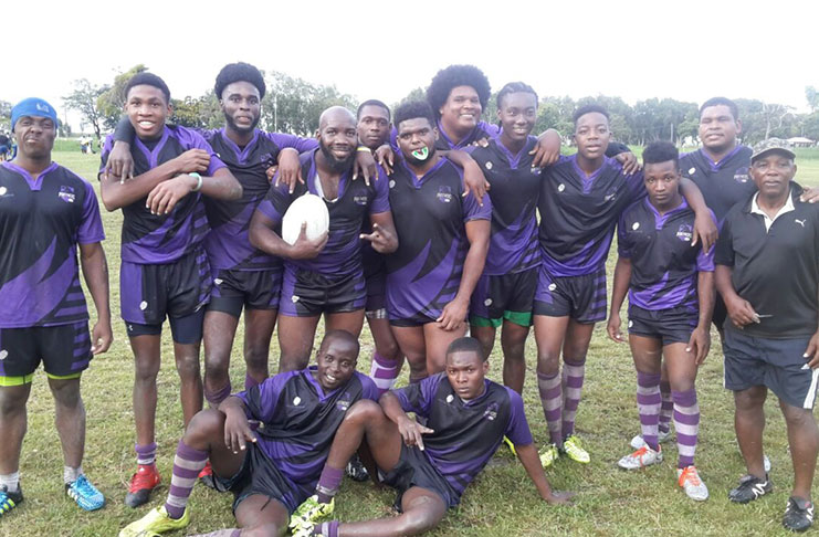 The victorious Panthers Rugby Club